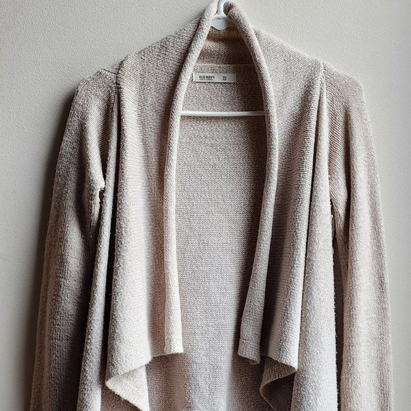 Old Navy Cream Angled Open Cardigan Size XS - Picture 8 of 16